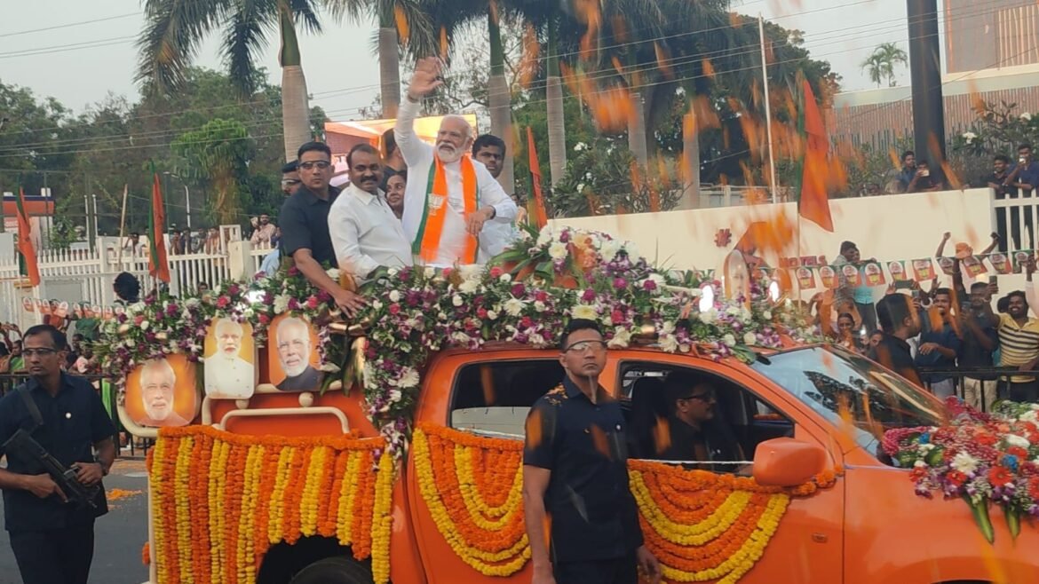 pm modi road show