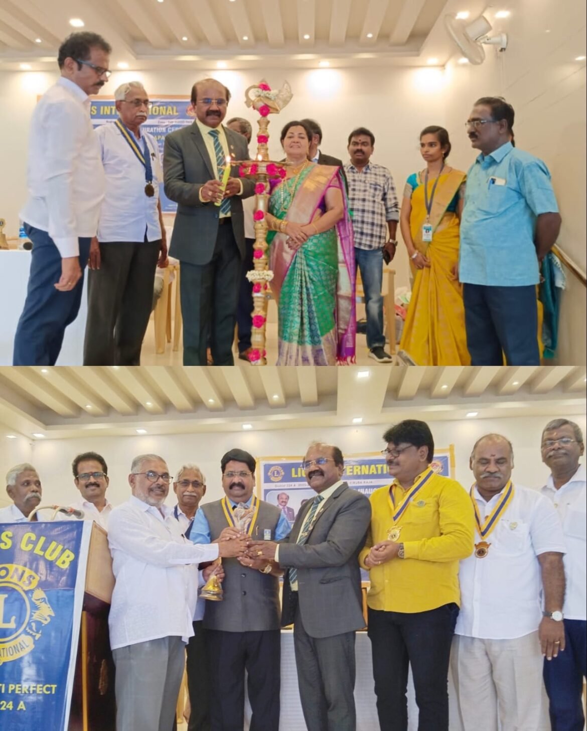 காரியாபட்டியில் லயன்ஸ் கிளப் துவக்க விழா- புதிய நிர்வாகிகள் பதவியேற்பு….