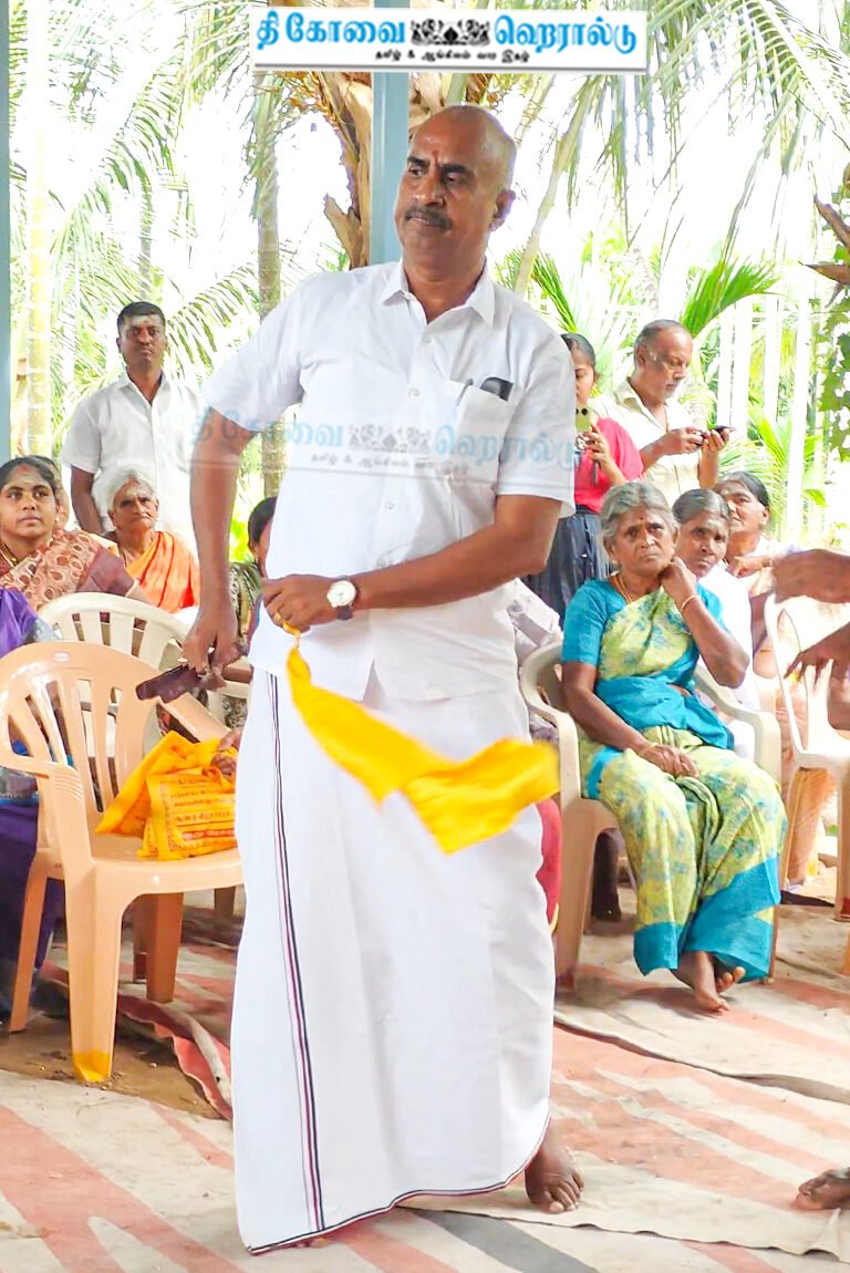 ஒயிலாட்டம் ஆடிய முன்னாள் அமைச்சர் எஸ்.பி.வேலுமணி