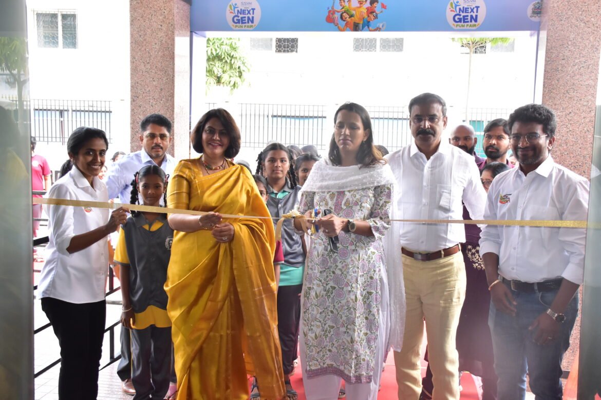 எஸ். எஸ். வி. எம் கல்வி நிறுவனம் , கோவை விழாவுடன் பெருமையுடன் இணைந்து, புதுமையான NEXT GEN FUN FAIR