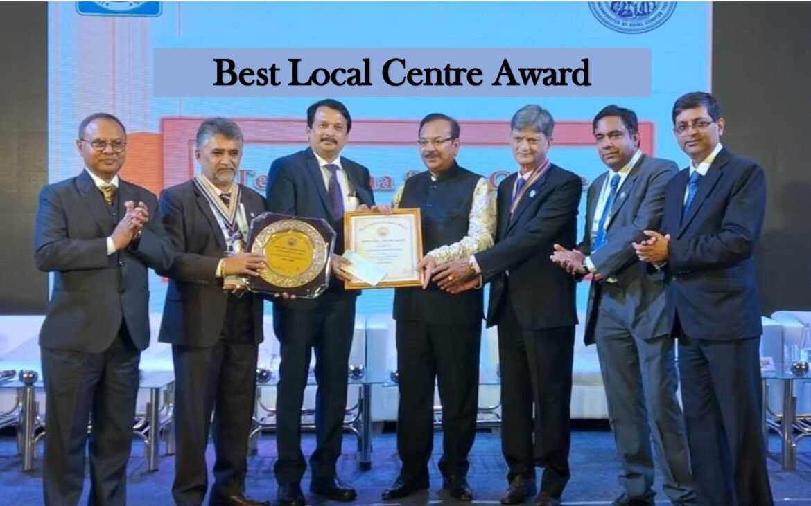 The “Best Local Centre Award” for the best all round performance during the year 2023-2024 received by Dr J Krishnamoorthi, Chairman, IEI Coimbatore Local Centre at the 39th IEI Indian Engineering Congress 2024 in Kolkata