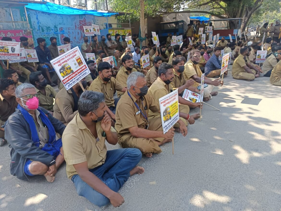 Auto drivers’ protest and mistakes made by bike taxi drivers! … Auto drivers have gone on strike again in Coimbatore!