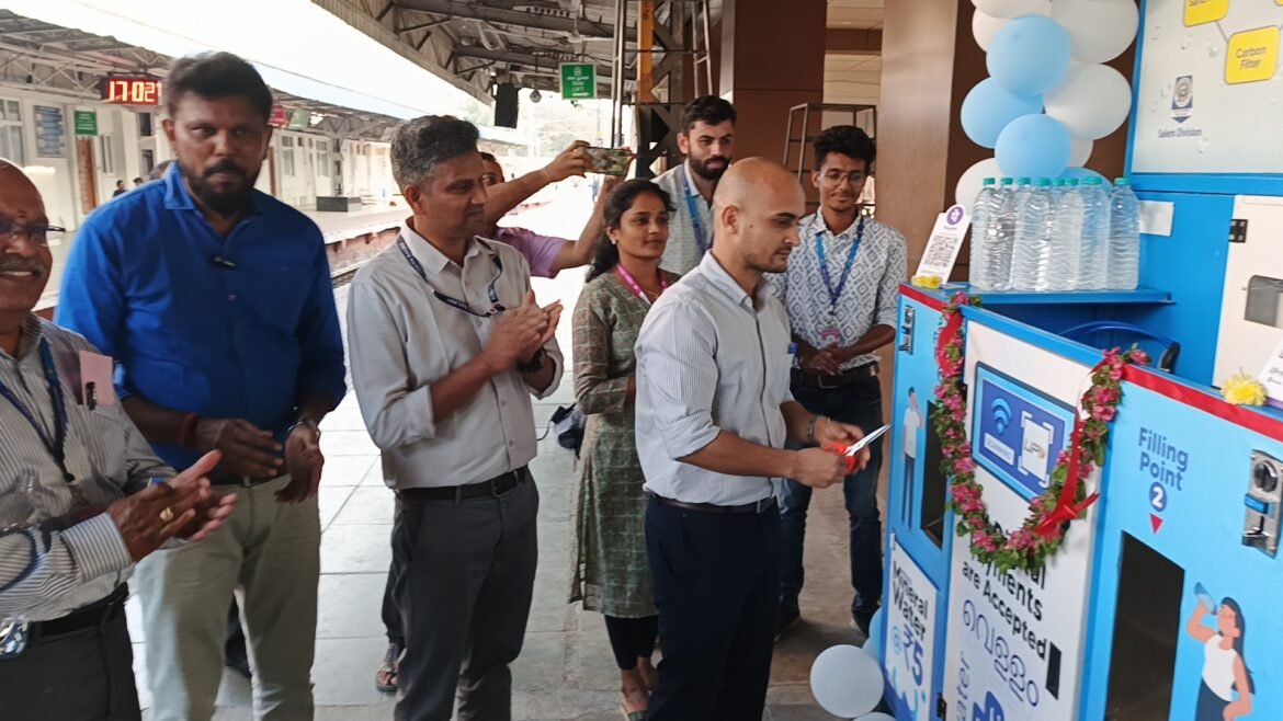 Global Creators launches Water Vending Machines – Aims to provide affordable RO Water in Southern Railway