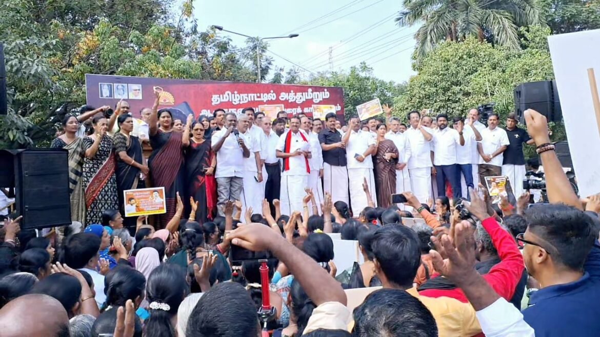 dmk protest