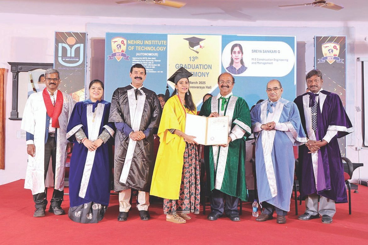 13th Graduation Ceremony at Nehru Institute of Technology