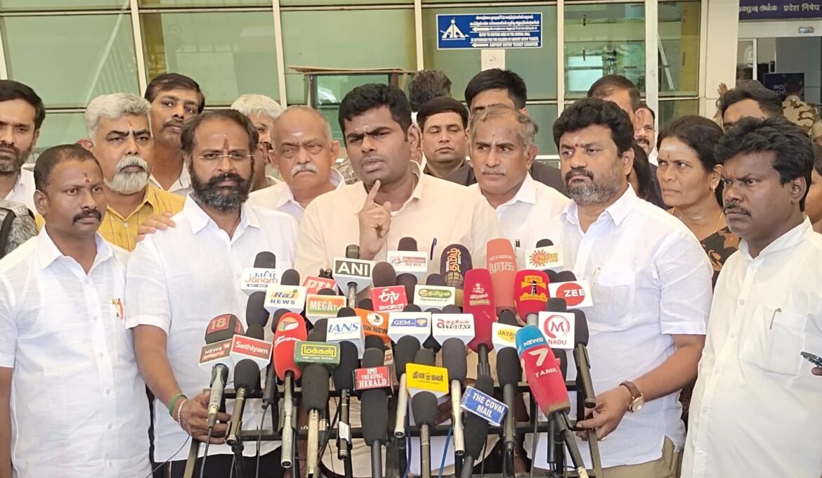 பா.ஜ.க புதிய மாநில தலைவருக்கான போட்டியில் நான் இல்லை – அண்ணாமலை