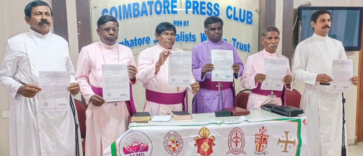 கிருஸ்தவ மத போதகர்கள் நலவாரியம் அமைப்பது குறித்து செய்தியாளர்கள் சந்திப்பு