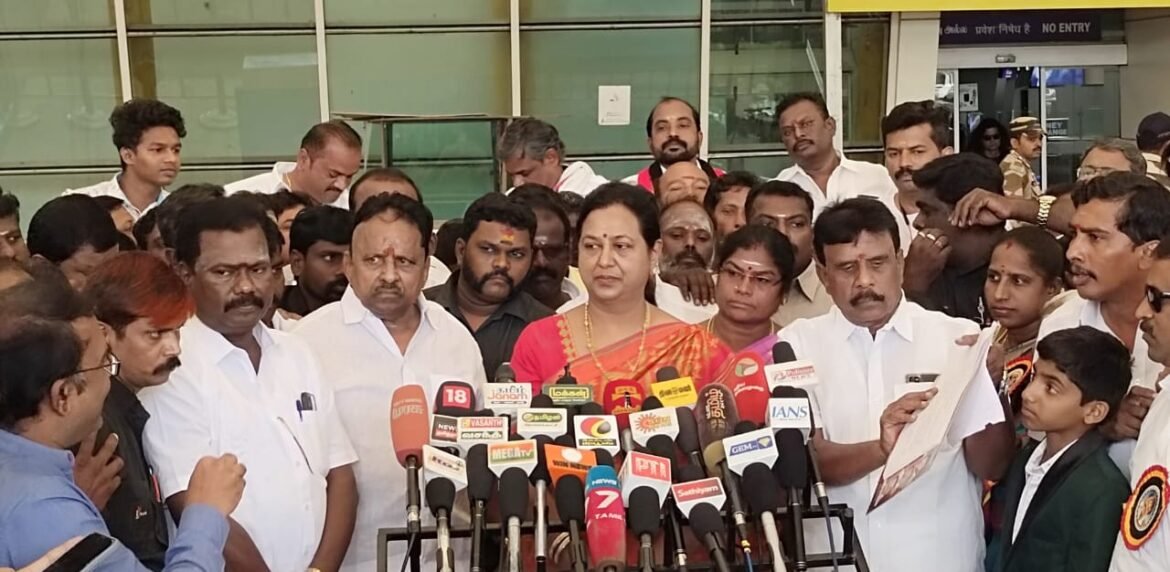 தேசிய ஜனநாயக கூட்டணிக்கு தமிழகத்தில் தமிழக கட்சி தான் தலைமை தாங்க வேண்டும். பிரேமலதா விஜயகாந்த் கருத்து