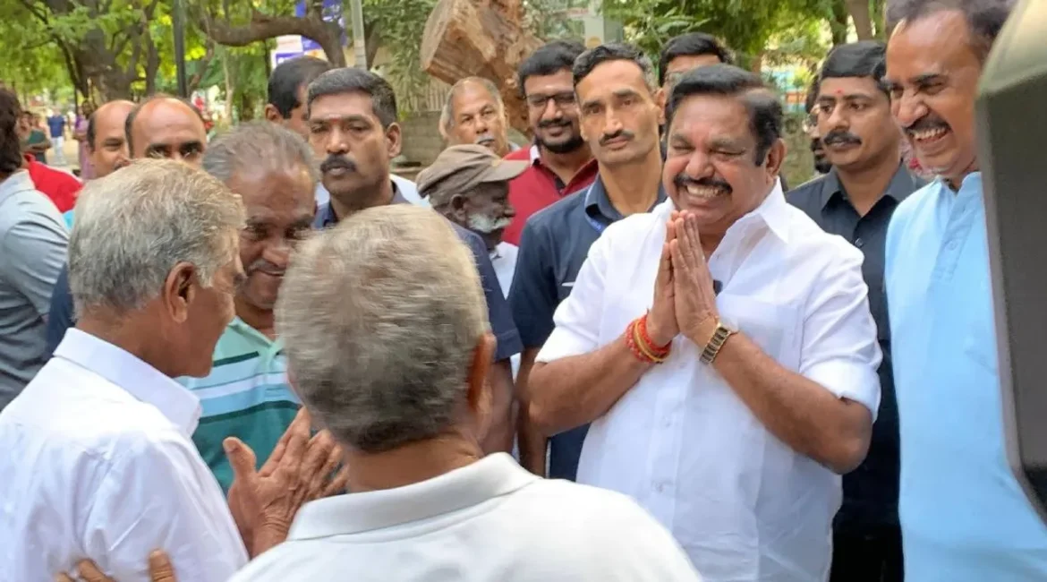 கோவையில் நடைபயிற்சி மேற்கொண்ட எடப்பாடியார்