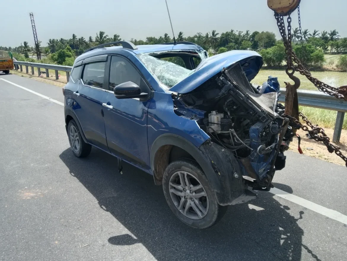 தஞ்சாவூரில் கோர விபத்து: 3 வயது சிறுமி உட்பட 4 பேர் உயிரிழப்பு