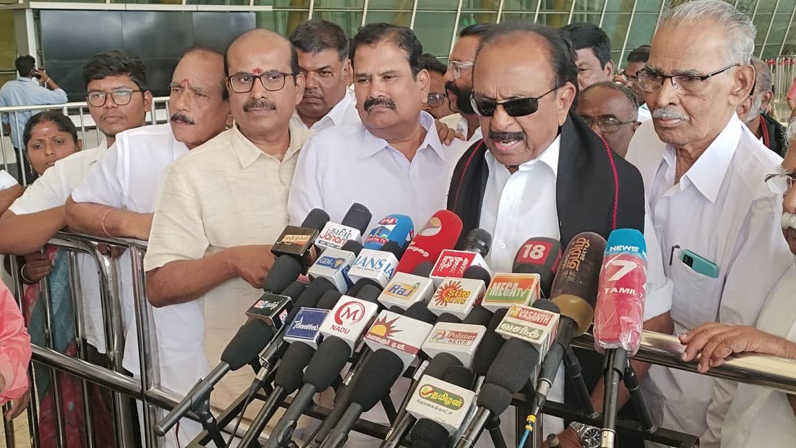 சி.பி இராதாகிருஷ்ணன் குடியரசு தலைவராக கூட வாய்ப்புகள் உள்ளது – கோவையில் வைகொ பேட்டி