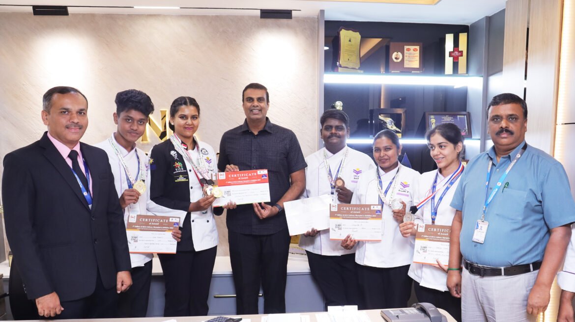 ​​7வது சிகா கலினரி ஒலிம்பியாட் – ஸ்ரீ ராமகிருஷ்ணா கலை அறிவியல் கல்லூரி மாணவர்கள் சாதனை