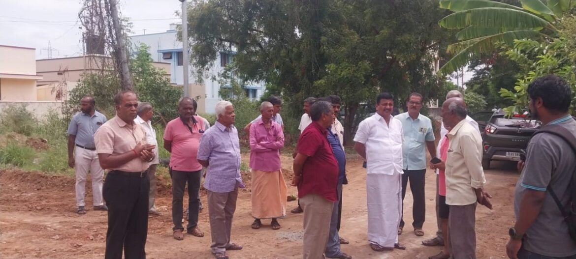 கேப்டவுன் சாலை புறக்கணிப்பு புகார் – எம்.எல்.ஏ. அருண்குமார் நேரில் ஆய்வு