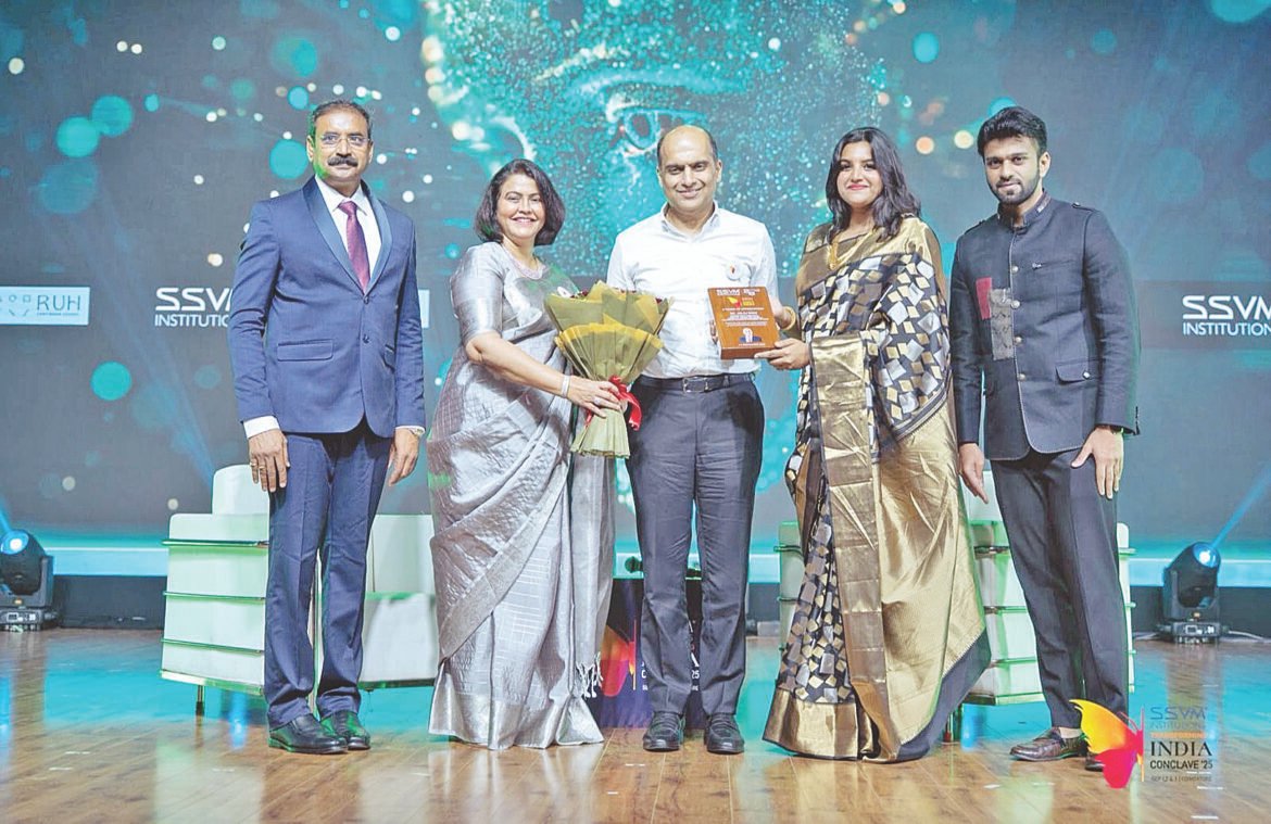 Transforming India Conclave 2025 SSVM Institutions Champion AI-Humanity Dialogue  Through Thought Leadership, Innovation, and Recognition