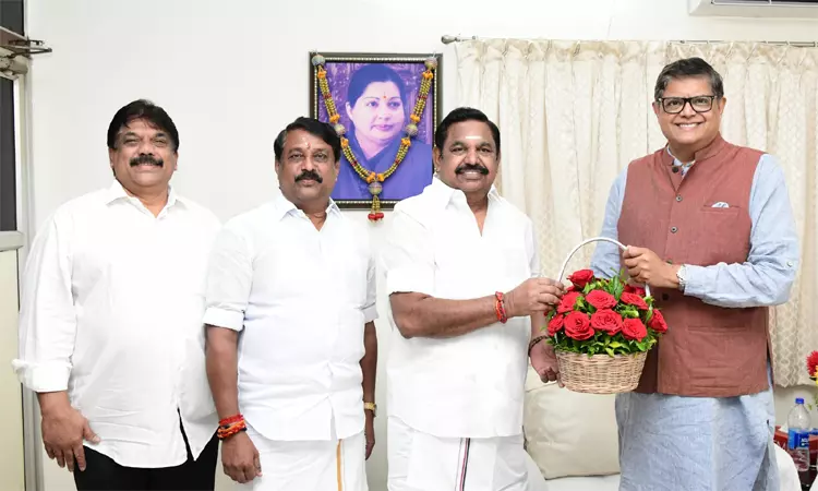 சென்னையில் எடப்பாடி பழனிசாமியுடன் பா.ஜ.க தேர்தல் பொறுப்பாளர்கள் சந்திப்பு