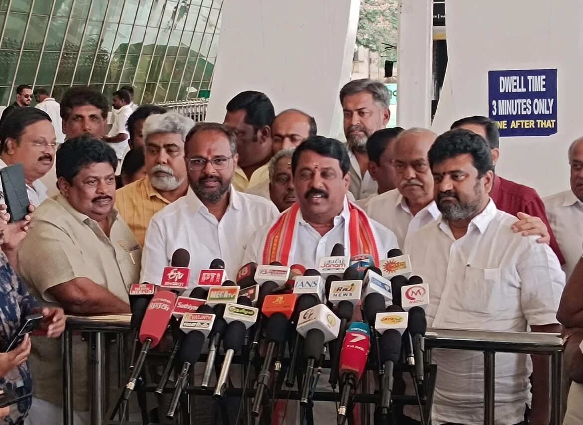 பாஜக தேசிய செயல் தலைவர் நிதின் நபின் கோவை வருகை – நயினார் நாகேந்திரன் பேச்சு