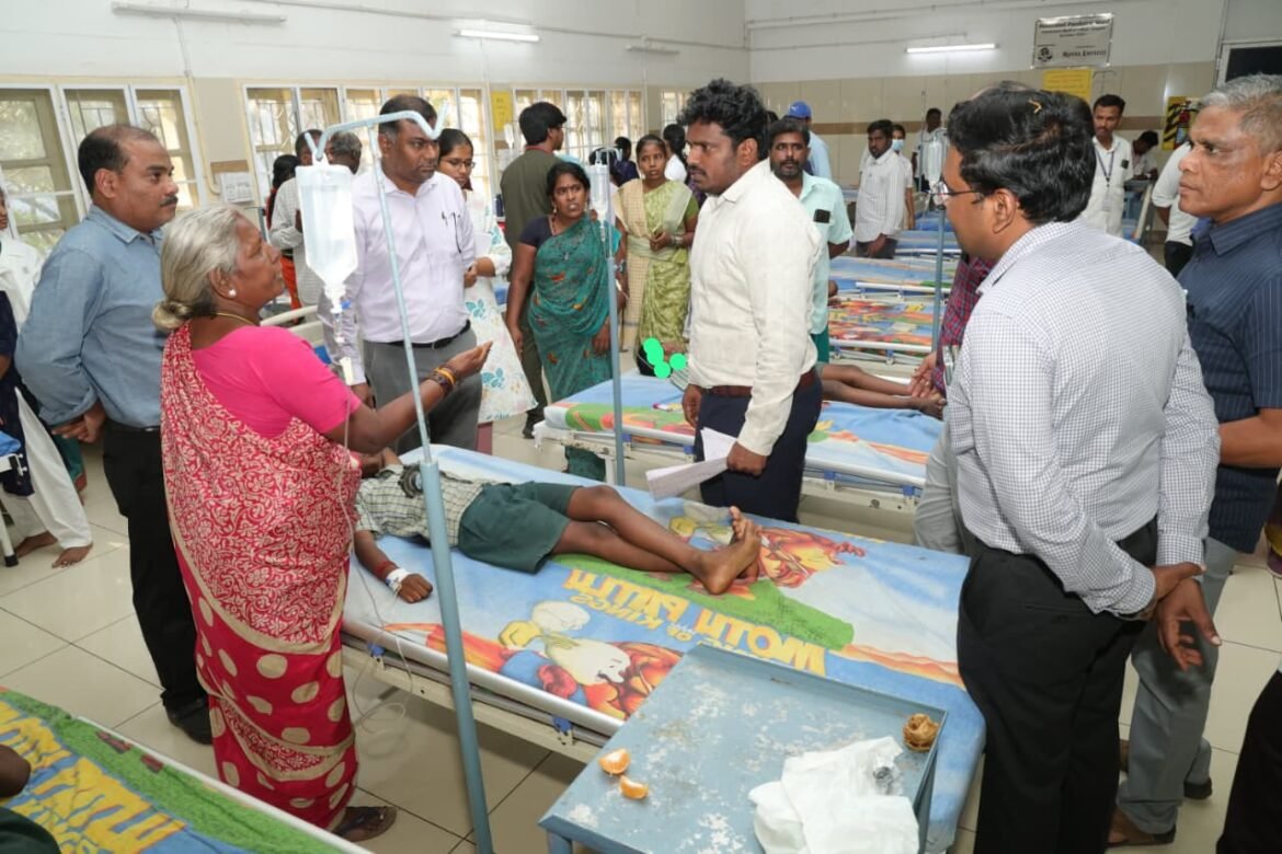 மதிய உணவில் பல்லி: 44 மாணவர்கள் மருத்துவமனையில் அனுமதி – கோவை மேயர் ரங்கநாயகி நேரில் ஆய்வு