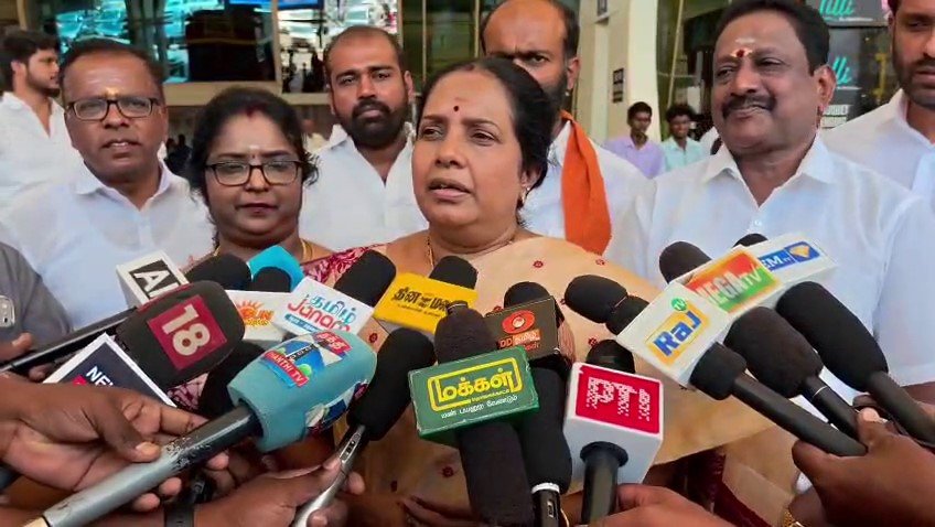 கோவை மக்களை  தி.மு.க அவமரியாதை  செய்து உள்ளது –  வானதி சீனிவாசன் கண்டனம்