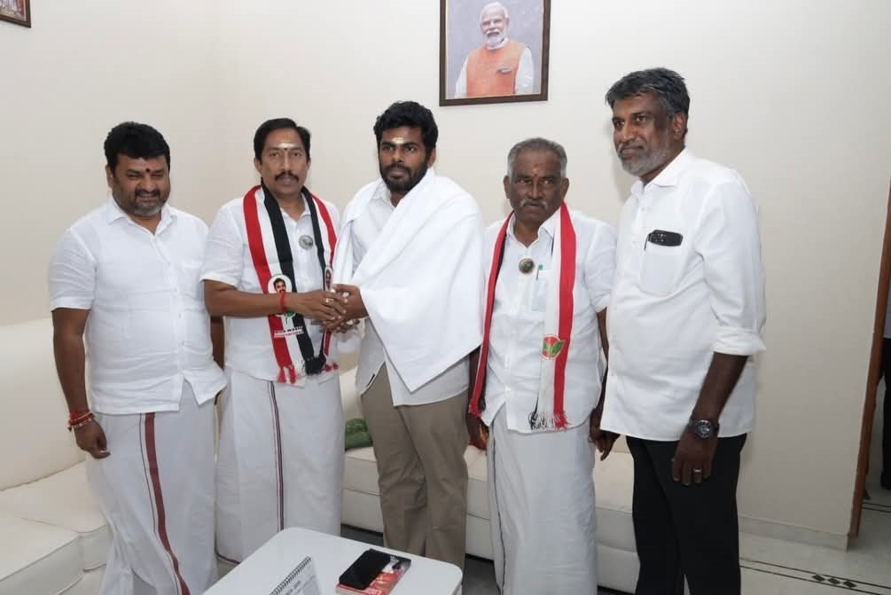 அண்ணாமலையை மரியாதை நிமித்தமாக சந்தித்த கே.ஆர். ஜெயராம்