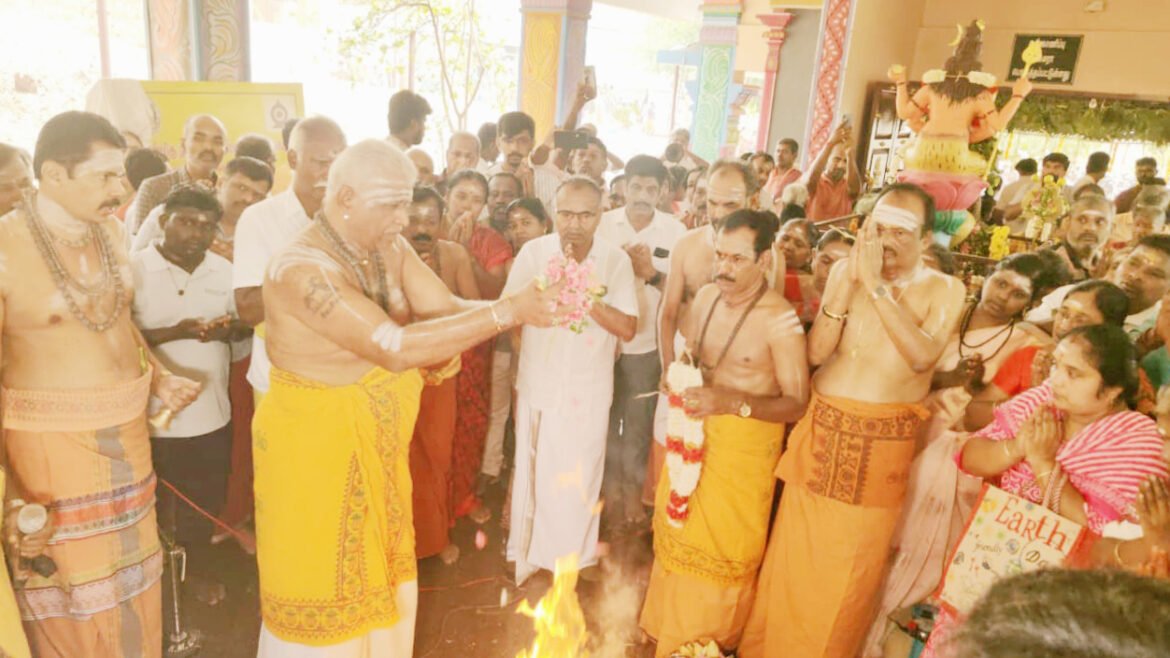 சித்திரா பௌர்ணமி – தர்மலிங்கேஸ்வரர் ஆலயத்தில் எஸ்.பி. அன்பரசன் வழிபாடு