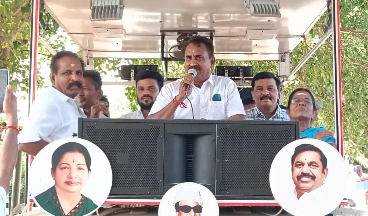 எந்த சூழ்நிலையிலும் மக்கள் நலனுக்காக தொடர்ந்து பாடுபடுவேன் – முன்னாள் அமைச்சரும் சட்டமன்ற உறுப்பினருமான எஸ்.பி.வேலுமணி பேச்சு