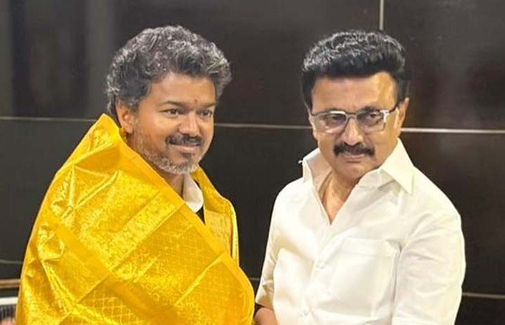 ஸ்டாலினை சந்தித்தார் முதல்வர் விஜய்