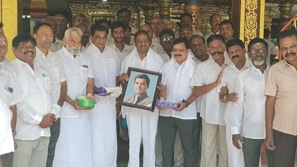 கோவையில் ராகுல் பிறந்த நாள் கொண்டாட்டம்
