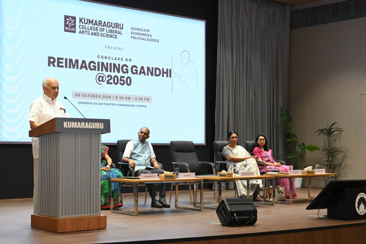 Gandhian model remains relevant to protect democracy and build an inclusive India, says Dr B K Krishnaraj Vanavarayar