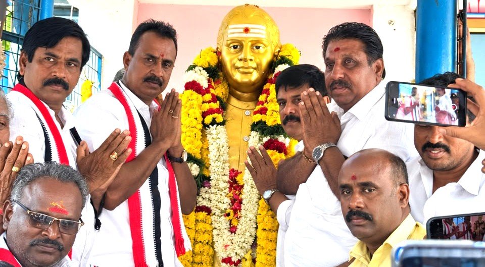 பசும்பொன் தேவர் பெருமகனாருக்குத் தங்கக் கவசம் வழங்கிப் பெருமை சேர்த்தவர் புரட்சித்தலைவி அம்மா! – கோவையில் முன்னாள் அமைச்சர் எஸ்.பி.வேலுமணி புகழாரம்!